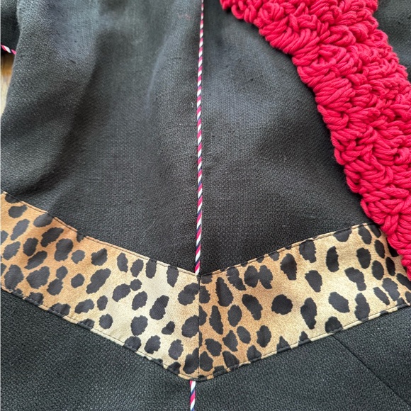 Etro Milano linen silk metallic bead crop blazer - Picture 8 of 15